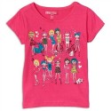 Cherrystix Pink Glitter Print T Shirt With Fashionable Girls Space City Kids Clothing