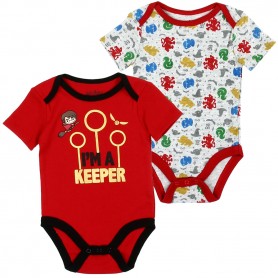 Harry Potter I'm A Keeper Baby Onesie Set Space City Kids Clothing Store