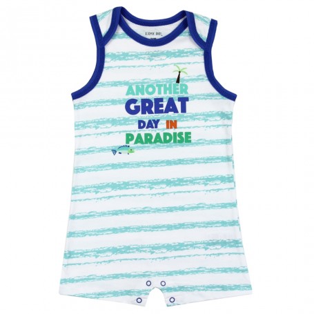 Bloomin Baby Another Great Day In Pradise Baby Boys Romper Space City Kids Clothing Store