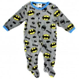DC Comics Batman Wobbie Baby Boys Footed Sleeper Space City Kids Clothing Store
