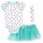 Bloomin Baby Ice Cream Cones Onesie Headband And Tutu Layette Set Space City Kids Clothing Store