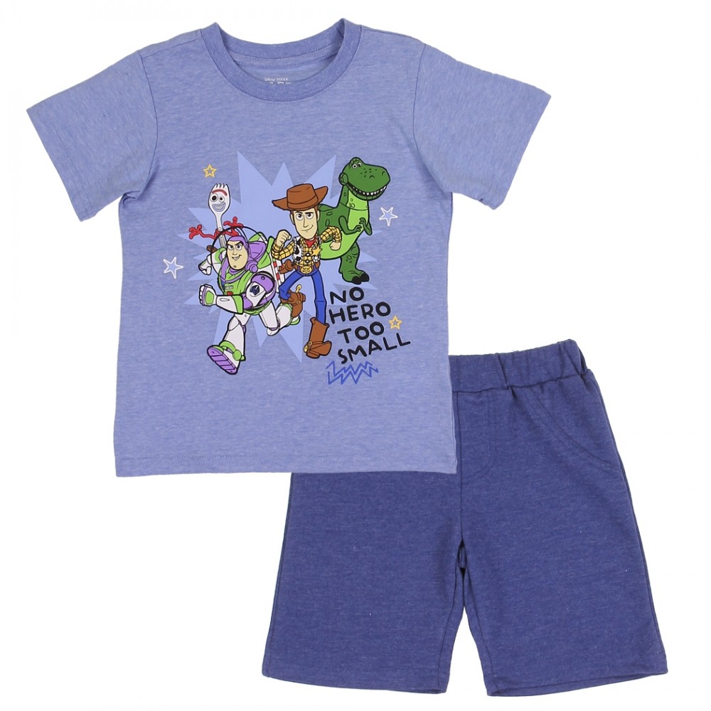 Elmo Toddler Boys Navy Character Top Two-Piece Short Set Size 2T 3T 4T