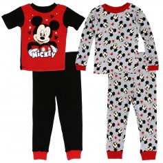 Disney Mickey Mouse Toddler Boys 2 Pack Pajama Set Space City Kids Clothing Store