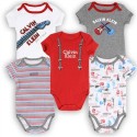 Calvin Klein Baby Boys Onesie 5 Piece Set Featuring Musical Instruments Space City Kids Clothing Store