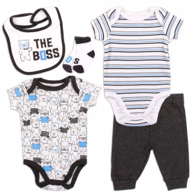Emporio Baby The Boss Baby Boys 5 Piece Layette Set Space City Kids Clothing Store