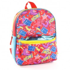 DC Comics Girls Rule The Justice League Mini Backpack With Batgirl Supergirl Wonder Woman Space City Kids Clothing