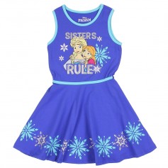 Disney Frozen Sisters Rule Anna And Elsa Knit Dress Space City Kids Clothing