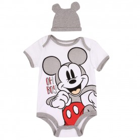 Oh Boy Disney Mickey Mouse Onesie And Hat Set Space City Kids Clothing Store