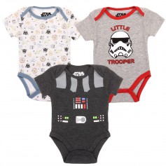 Star Wars Little Trooper 3 Piece Onesie Set Space City Kids Clothing Store