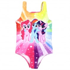 Pinkie Pie Twilight Sparkle Rainbow Dash My Little Pony Toddler Girls Swimsuit Space City Kids Clothing Store