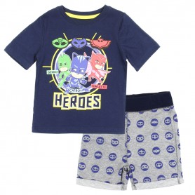 zone Octrooi Merchandiser Disney PJ Mask Toddler Boys Short Set Space City Kids Clothing