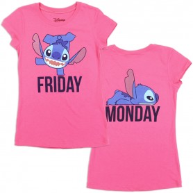 Lilo And Stitch Disney Stitch Front And Back Girls Shirt Space City Kids Clothing Store