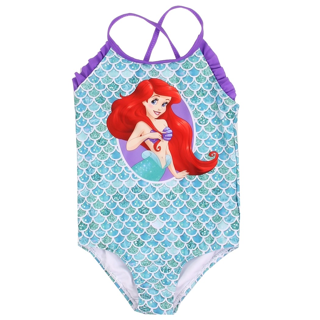 Disney Little Mermaid Ariel Toddler Girls Swimsuit Space City Kids