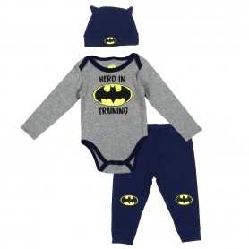 DC Comics Batman Baby Boys Hero In Training 3 Piece Set Space City Kids Clothing Store