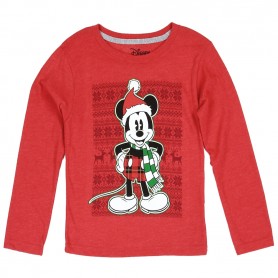 Disney Mickey Mouse Toddler Boys Christmas Long Sleeve Shirt Space City Kids Clothing