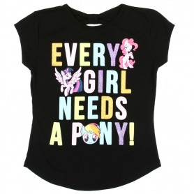 My Little Pony Every Girls Needs A Pony Pinkie Pie Rainbow Dash Twilight Sparkle Girls Shirt Space City Kids Clothing Store