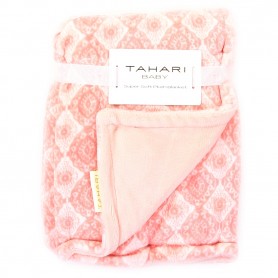 Tahari Super Soft Plush Geometric Print Baby Blanket Space City Kids Clothing Store