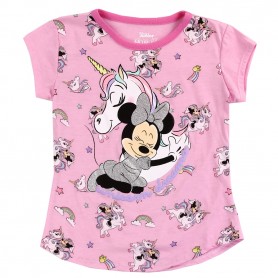 Disney Minnie Mouse Hugging A Unicorn Girls Shirt Space City Kids Clothing Store