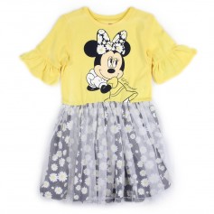 Disney Minnie Mouse Yellow Tulle Dress Space City Kids Clothing Store