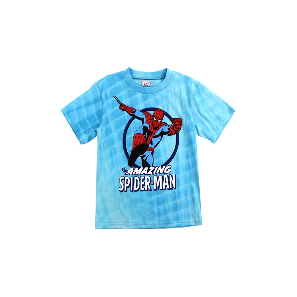 Marvel Comics Amazing Spider Man Boys Shirt Space City Kids