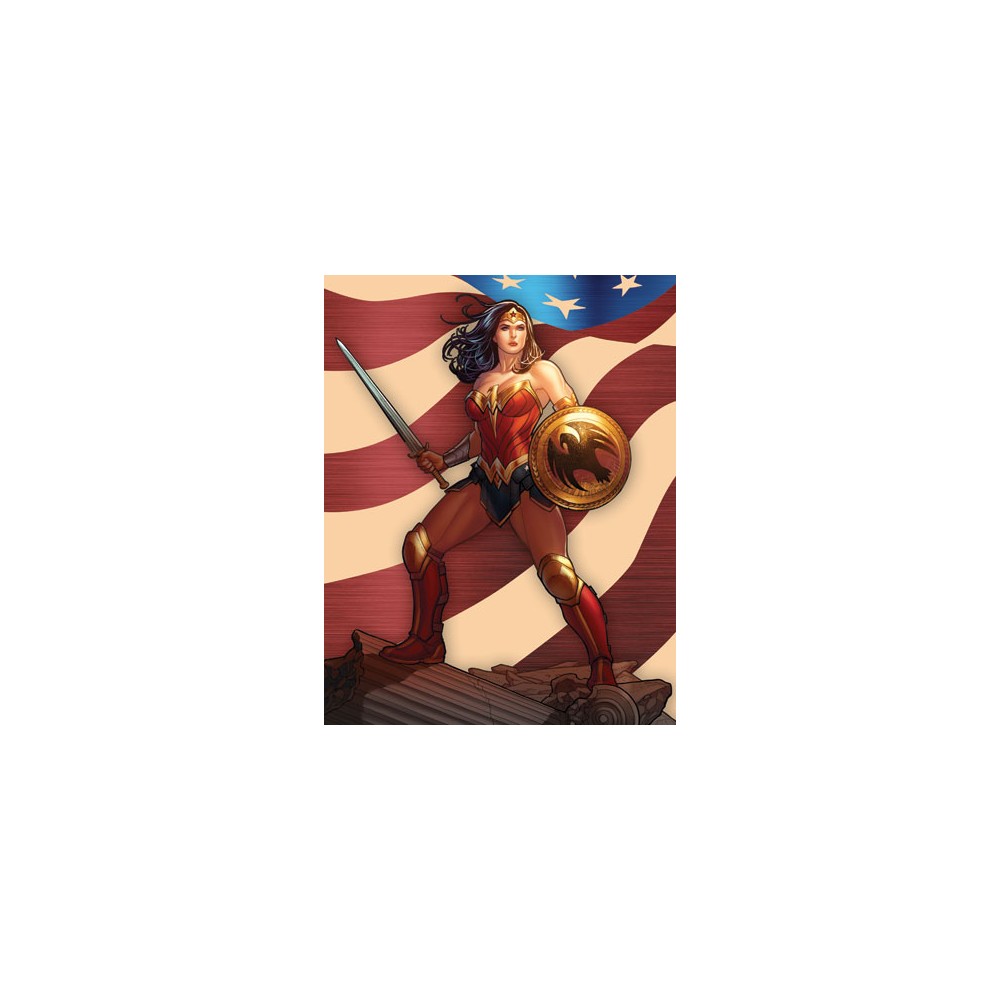 Wonder Woman Superhero Art Print Set of 4 - Though She be but Little S –  Pixie Paper Store
