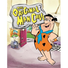 Desperate Enterprises Fred Flintstone Original Man Cave Tin Sign Space City Kids Clothing Store