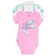 Calvin Klein Pastel Flowers 5 Piece Baby Girls Onesie Set Space City Kids Clothing Store