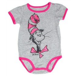 Dr Seuss The Cat In The Hat Grey Creeper With Pink Trim Space City Kids Clothing Store