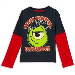 Disney Monsters Uiversity Big Pupil On Campus Long Sleeve Shirt Space City Kids Clothing Store