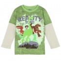Disney The Good Dinosuar Reality Roars Green Scales Long Sleeve Shirt Space City Kids Clothing 