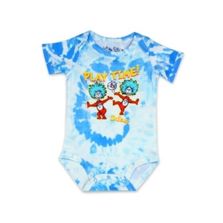 Dr Seuss playtime With Thing One And Thing 2 Blue And White Onesie Space City Kids Clothing Store