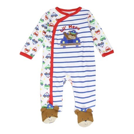 Buster Brown Snap Down Lil Hero Footed Sleeper Space City Kids Clothing Store