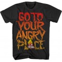 Disney Inside Out Go To Your Angry Place Boys Short Sleeve Graphic T Shirt Space City Kids Clothing 