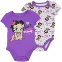 Purple Sweet Baby Boop Betty Boop 2 Piece Onesie Set 56C5560BY