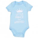 Weeplay Little Prince Has Arrived Blue Baby Boys Onesie Space City Kids Clothing Store