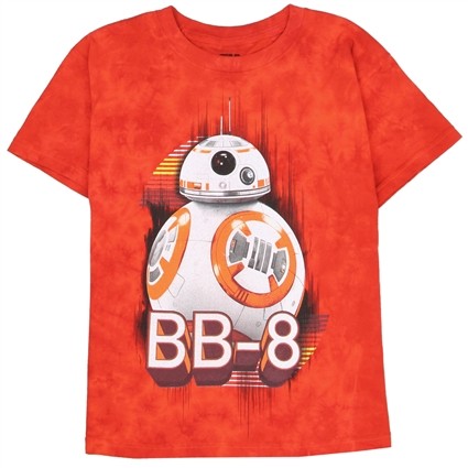BB-8 Star Wars The Force Awakens Boys Shirt Space City Kids