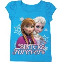 Frozen Sisters Forever Girls Pink Short-Sleeve T-Shirt 