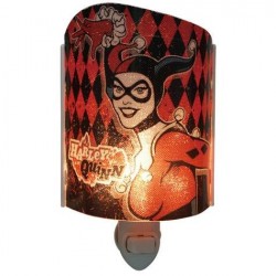 DC Comics Harley Quinn Plug In Acrylic Nightlight With Light Bulb