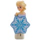 Disney Frozen Elsa The Snow Queen Decorative Plug In Nightlight With Light Bulb