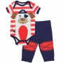 Buster Brown Pirate Red And White Stripe Onesie With Blue Pants Space City Kids Clothing Store