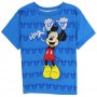 Disney Mickey Mouse Blue Hiya Toddler Short Sleeve T Shirt