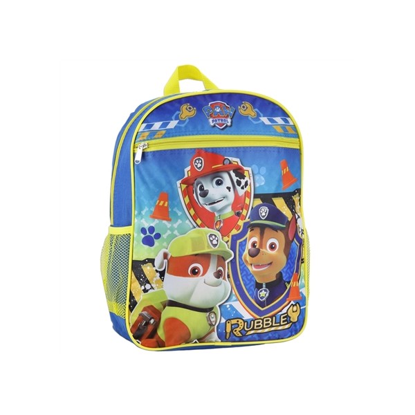 Nickelodeon PAW Patrol 15" School Bag Backpack Boys Kids Marshall Chase Rubble 