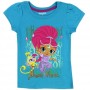 Nick Jr Shimmer and Shine Magical Friends Turquoise Toddler Shirt