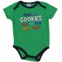 Coney Island Give Me Cookies And No One Gets Hurt Green Onesie Space City Kids Clothing