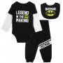 DC Comics Batman A Legend In The Making Infant 3 Piece Layette Set Space City Kids Clothing