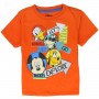 Disney Let's Go Explore With Mickey Donald and Pluto Orange Shirt At Space City Kids Clothing Toddler Clothes