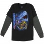 Transformers Bumbee Black Long Sleeve Shirt Space City Kids Clothing Store