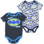 Batman Fight Crime Charcaol and White Onesie Set Space City Kids Clothing 