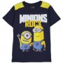 Despicable Me Minions Rock Navy Blue Toddler Boys Shirt Space City Kids Clothing Store