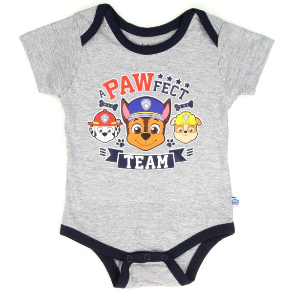 New Gray Paw Patrol Chase Baby Creeper 0/3 M Month One Piece Bodysuit 